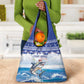 Afro Chirstmas Cabo Verde Football Grocery Bag Allez Tubaroes Azuis - African Pride