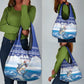 Afro Chirstmas Cabo Verde Football Grocery Bag Allez Tubaroes Azuis - African Pride