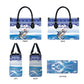 Cape Verde Football Christmas Leather Bag Feliz Natal Tubaroes Azuis