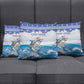 Cape Verde Football Christmas Pillow Cover Feliz Natal Tubaroes Azuis