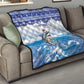 Afro Chirstmas Cabo Verde Football Quilt Allez Tubaroes Azuis - African Pride