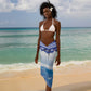 Afro Chirstmas Cabo Verde Football Sarong Allez Tubaroes Azuis - African Pride