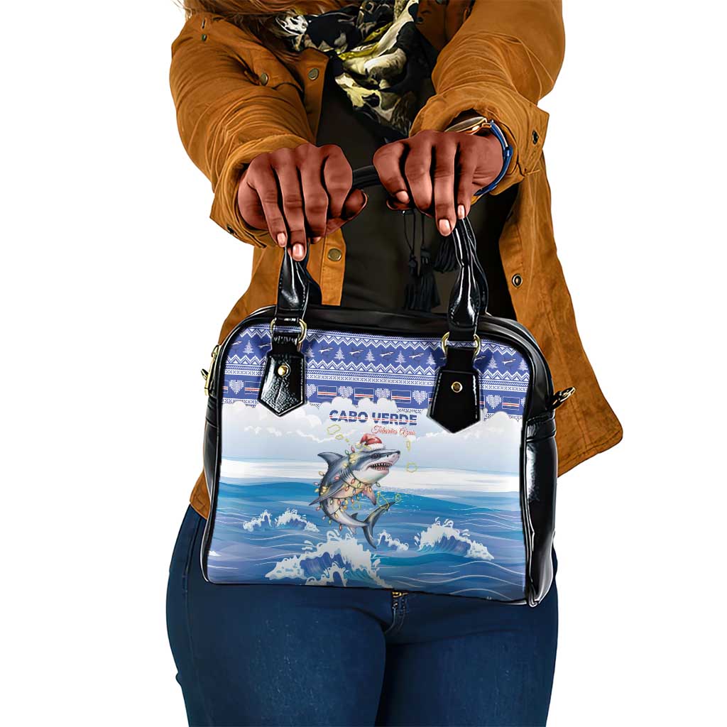 Afro Chirstmas Cabo Verde Football Shoulder Handbag Allez Tubaroes Azuis - African Pride