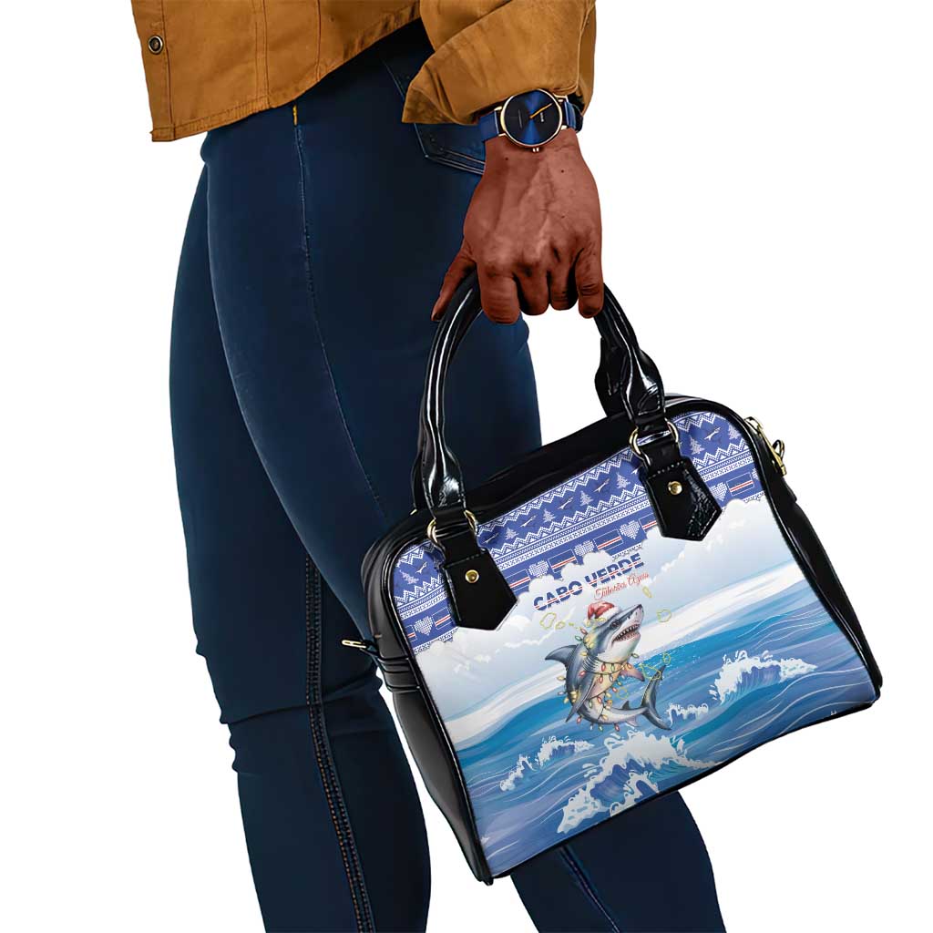 Afro Chirstmas Cabo Verde Football Shoulder Handbag Allez Tubaroes Azuis - African Pride
