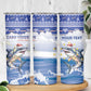 Afro Chirstmas Cabo Verde Football Personalized Skinny Tumbler Allez Tubaroes Azuis - African Pride