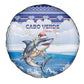 Afro Chirstmas Cabo Verde Football Spare Tire Cover Allez Tubaroes Azuis - African Pride