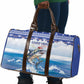 Cape Verde Football Christmas Travel Bag Feliz Natal Tubaroes Azuis