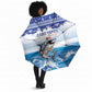 Cape Verde Football Christmas Umbrella Feliz Natal Tubaroes Azuis