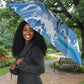Cape Verde Football Christmas Umbrella Feliz Natal Tubaroes Azuis