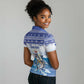 Afro Chirstmas Cabo Verde Football Personalized Women Polo Shirt Allez Tubaroes Azuis - African Pride