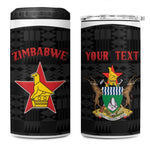 Custom Hockey Zimbabwe 4 in 1 Can Cooler Tumbler Hatirohwe - We don’t lose - African Pride