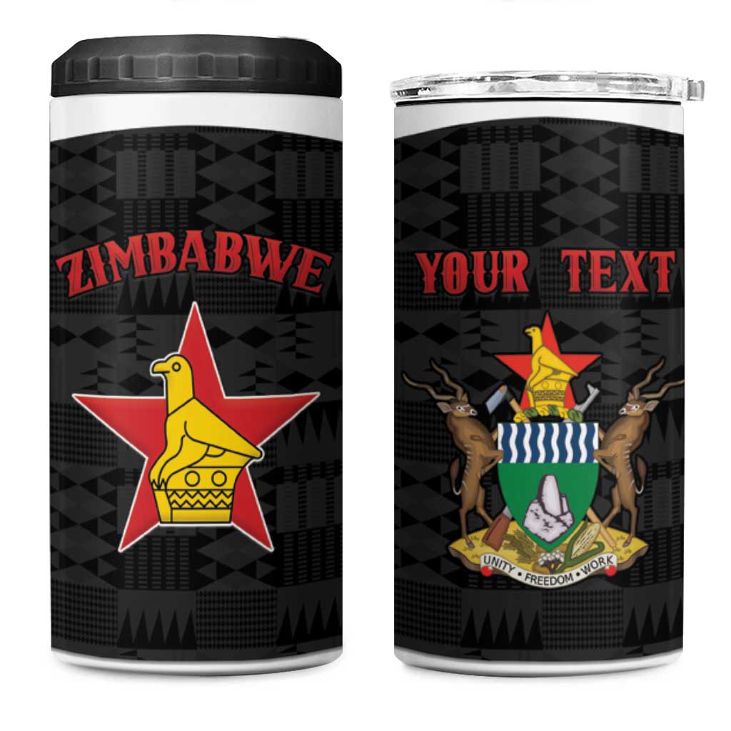 Custom Hockey Zimbabwe 4 in 1 Can Cooler Tumbler Hatirohwe - We don’t lose - African Pride
