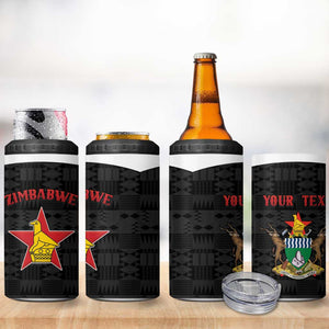 Custom Hockey Zimbabwe 4 in 1 Can Cooler Tumbler Hatirohwe - We don’t lose - African Pride