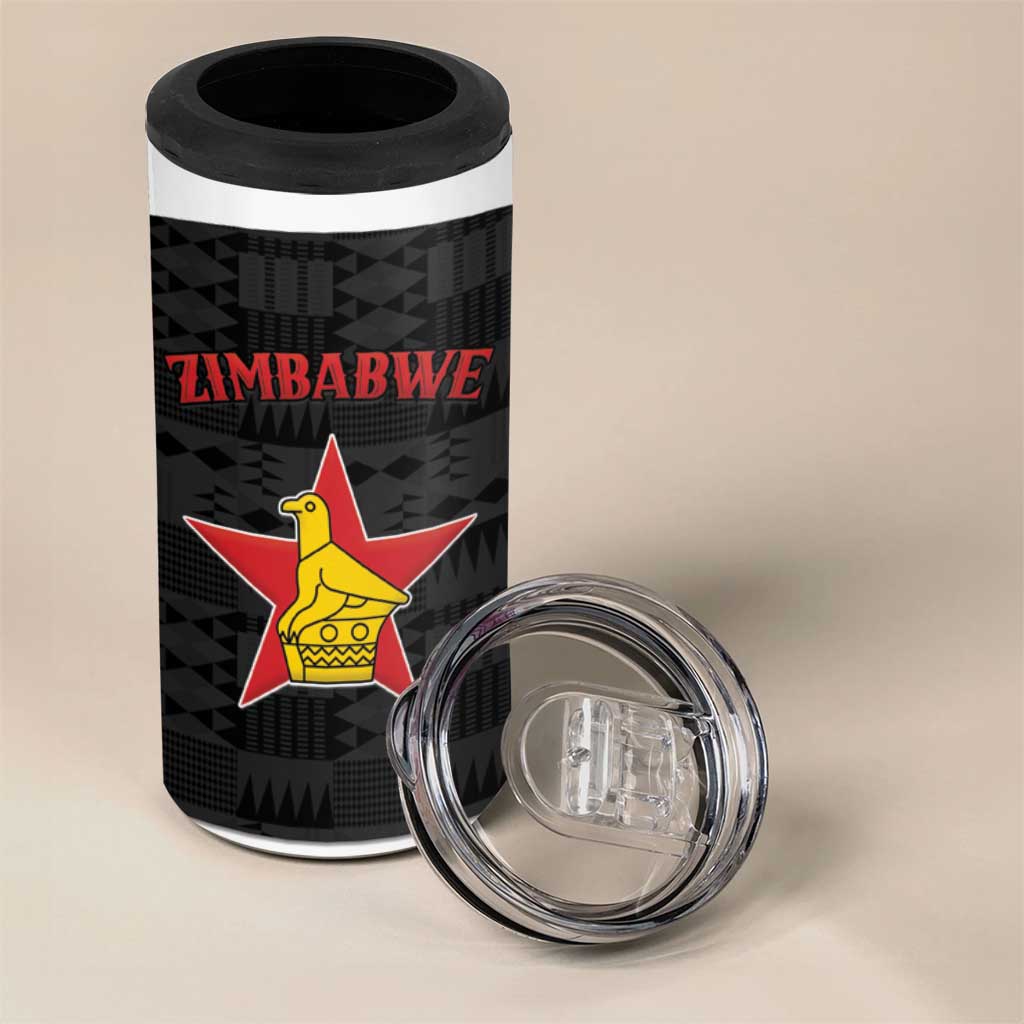 Custom Hockey Zimbabwe 4 in 1 Can Cooler Tumbler Hatirohwe - We don’t lose - African Pride