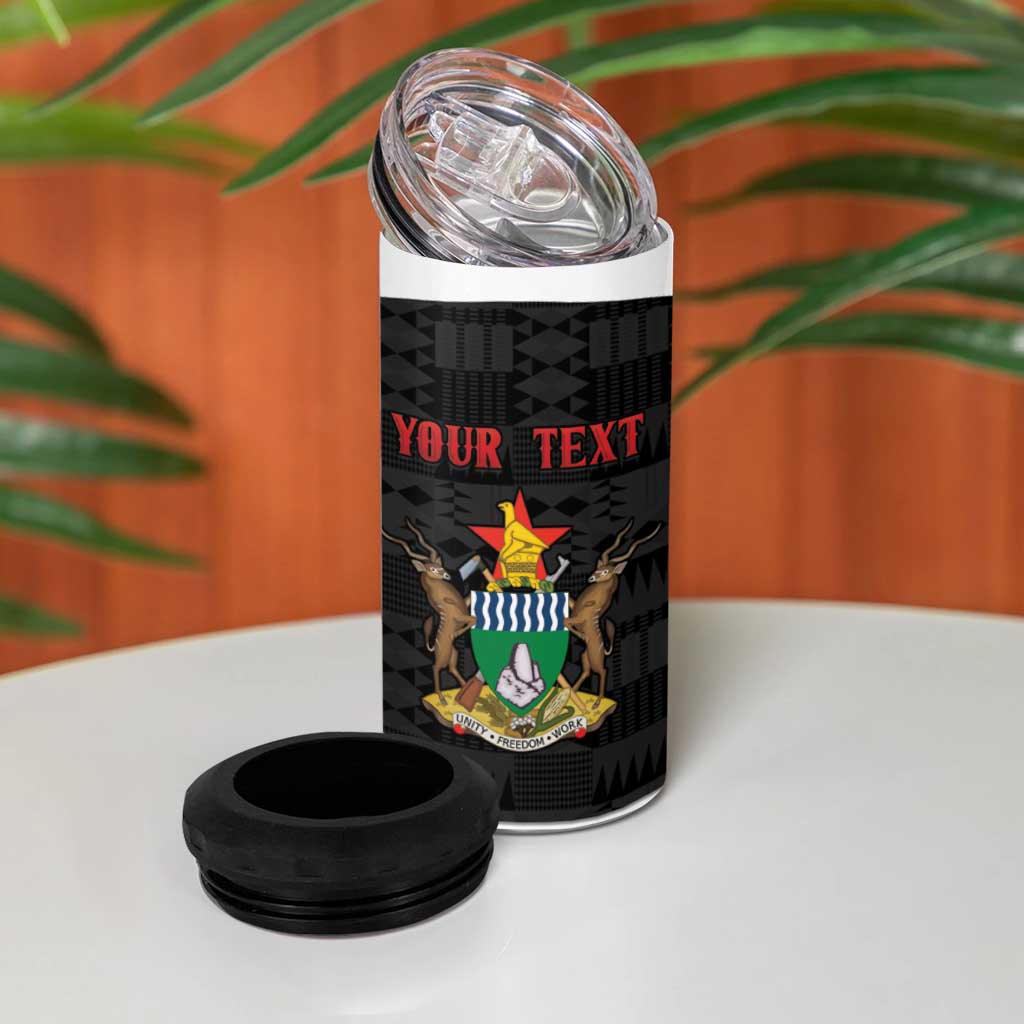 Custom Hockey Zimbabwe 4 in 1 Can Cooler Tumbler Hatirohwe - We don’t lose - African Pride
