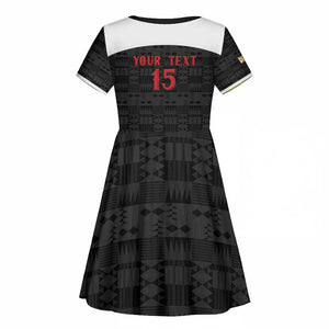 Custom Hockey Zimbabwe Kid Short Sleeve Dress Hatirohwe - We don’t lose - African Pride