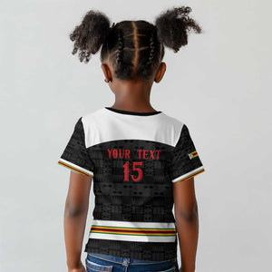 Custom Hockey Zimbabwe Kid T shirt Hatirohwe - We don’t lose - African Pride