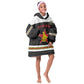 Custom Hockey Zimbabwe Kid Wearable Blanket Hoodie Hatirohwe - We don’t lose - African Pride