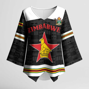 Custom Hockey Zimbabwe Kimono Sleeve Blouse Go Champions