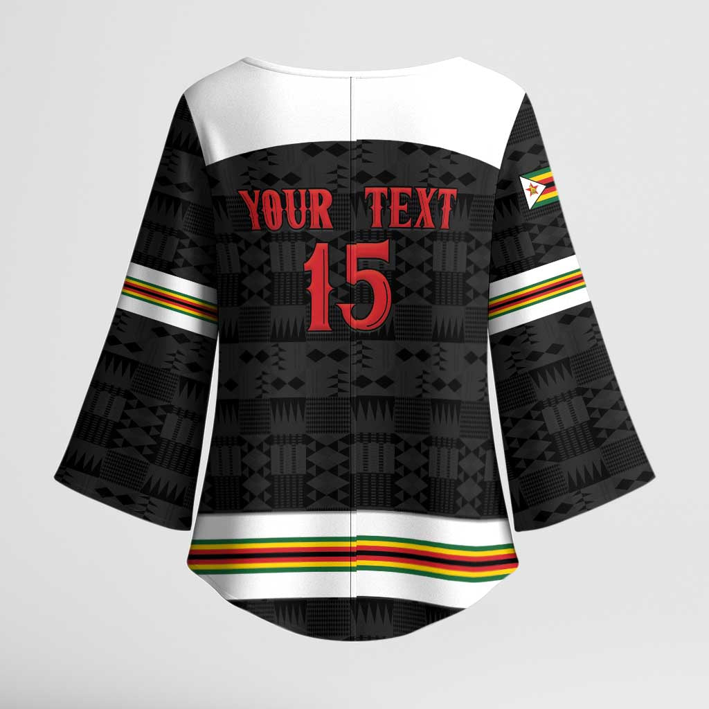 Custom Hockey Zimbabwe Kimono Sleeve Blouse Go Champions