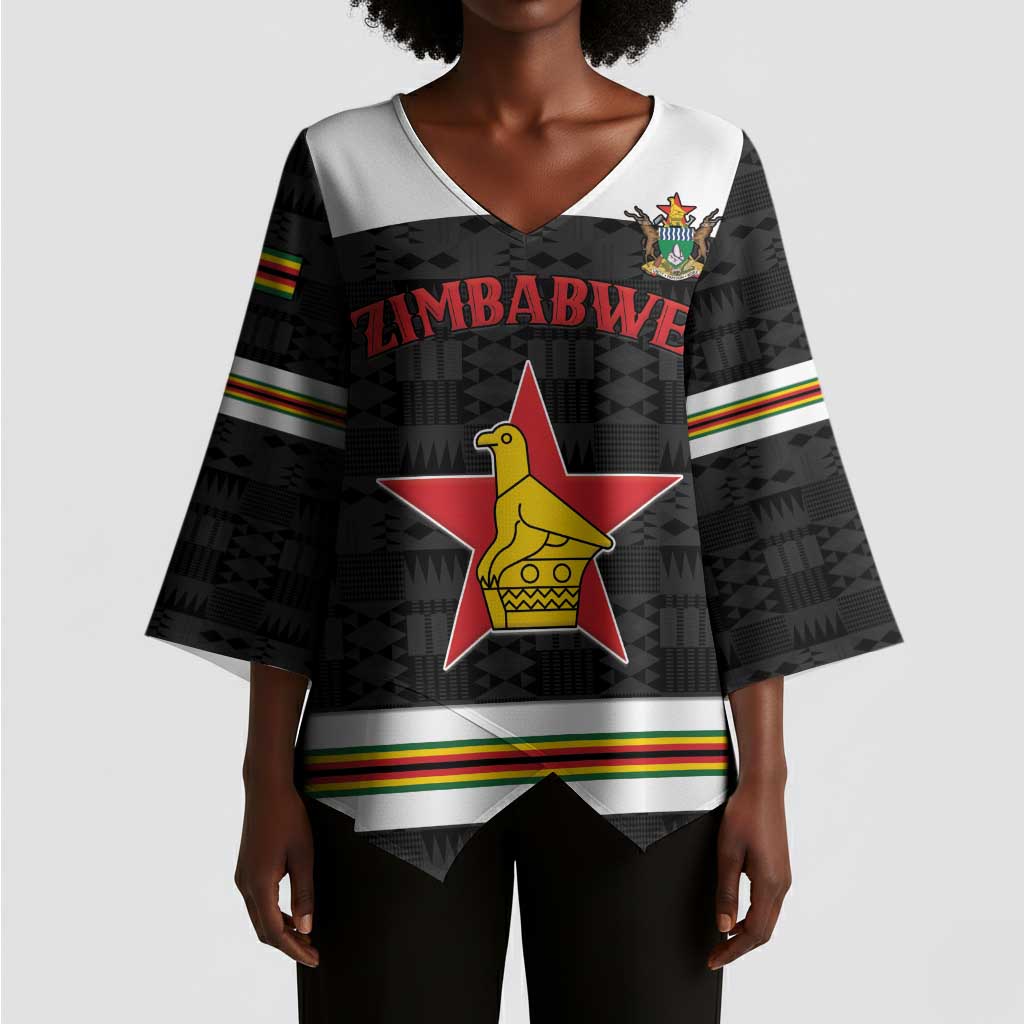 Custom Hockey Zimbabwe Kimono Sleeve Blouse Go Champions