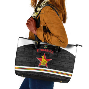 Hockey Zimbabwe Leather Tote Bag Hatirohwe - We don’t lose - African Pride