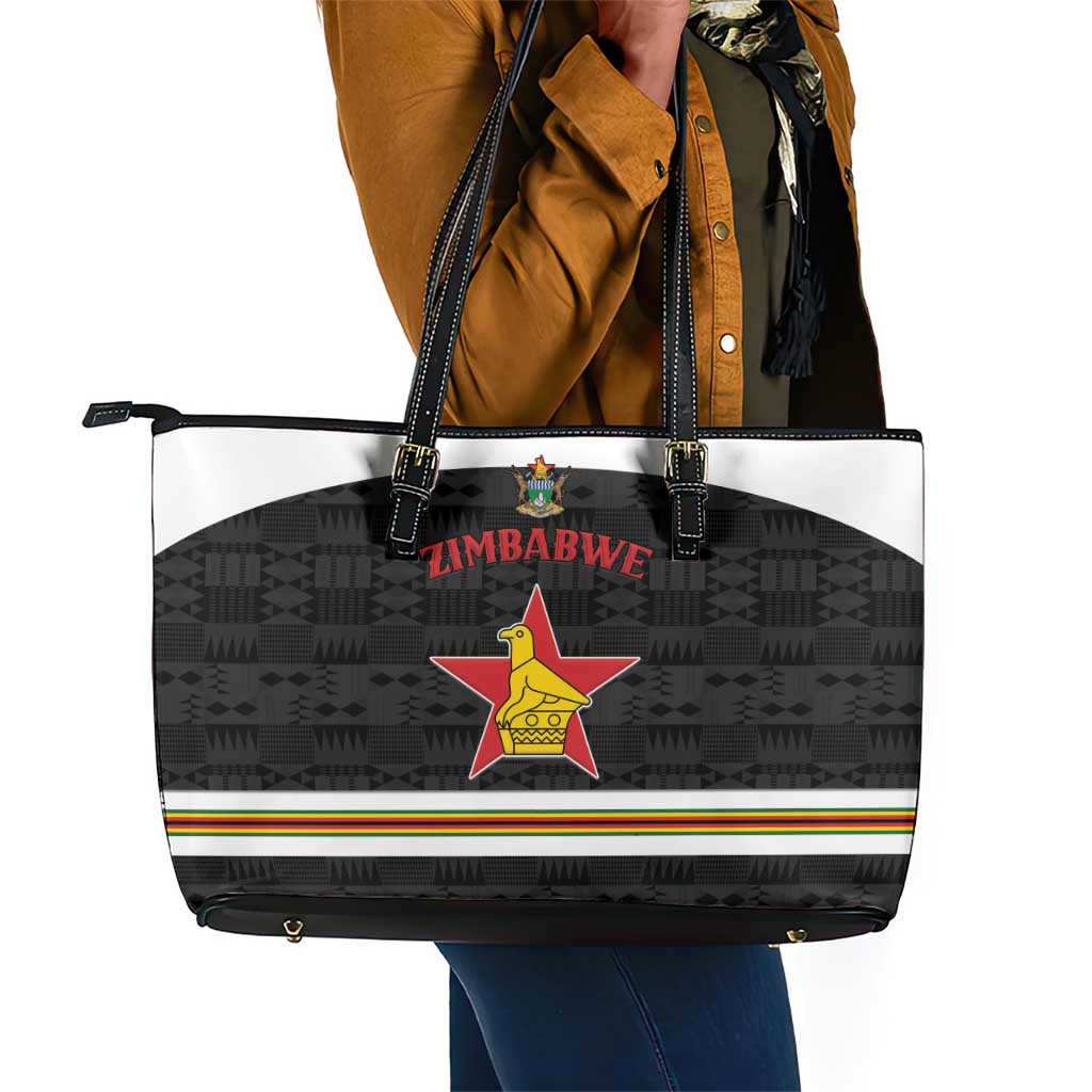 Hockey Zimbabwe Leather Tote Bag Hatirohwe - We don’t lose - African Pride