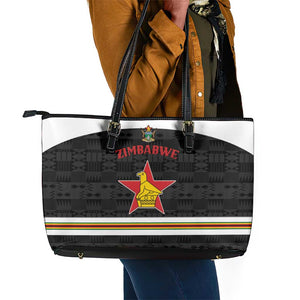 Hockey Zimbabwe Leather Tote Bag Hatirohwe - We don’t lose - African Pride