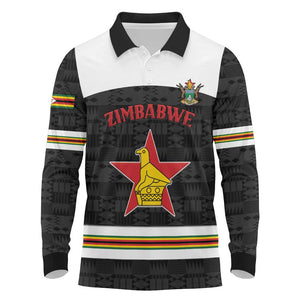 Custom Hockey Zimbabwe Long Sleeve Polo Shirt Hatirohwe - We don’t lose - African Pride