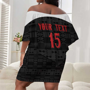 Custom Hockey Zimbabwe Off Shoulder Short Dress Hatirohwe - We don’t lose - African Pride