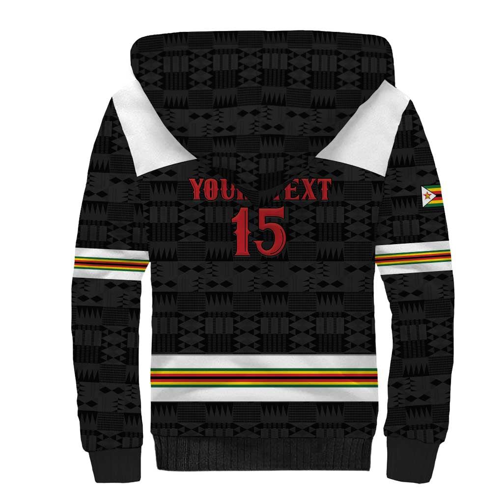 Custom Hockey Zimbabwe Sherpa Hoodie Hatirohwe - We don’t lose - African Pride