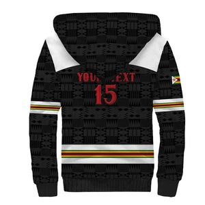 Custom Hockey Zimbabwe Sherpa Hoodie Hatirohwe - We don’t lose - African Pride