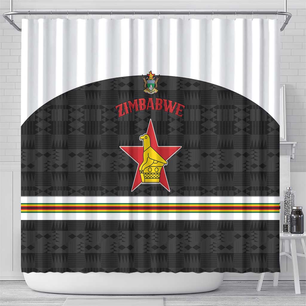 Hockey Zimbabwe Shower Curtain Hatirohwe - We don’t lose - African Pride