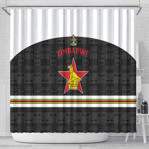 Hockey Zimbabwe Shower Curtain Hatirohwe - We don’t lose - African Pride