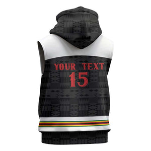 Custom Hockey Zimbabwe Sleeveless Hoodie Hatirohwe - We don’t lose - African Pride