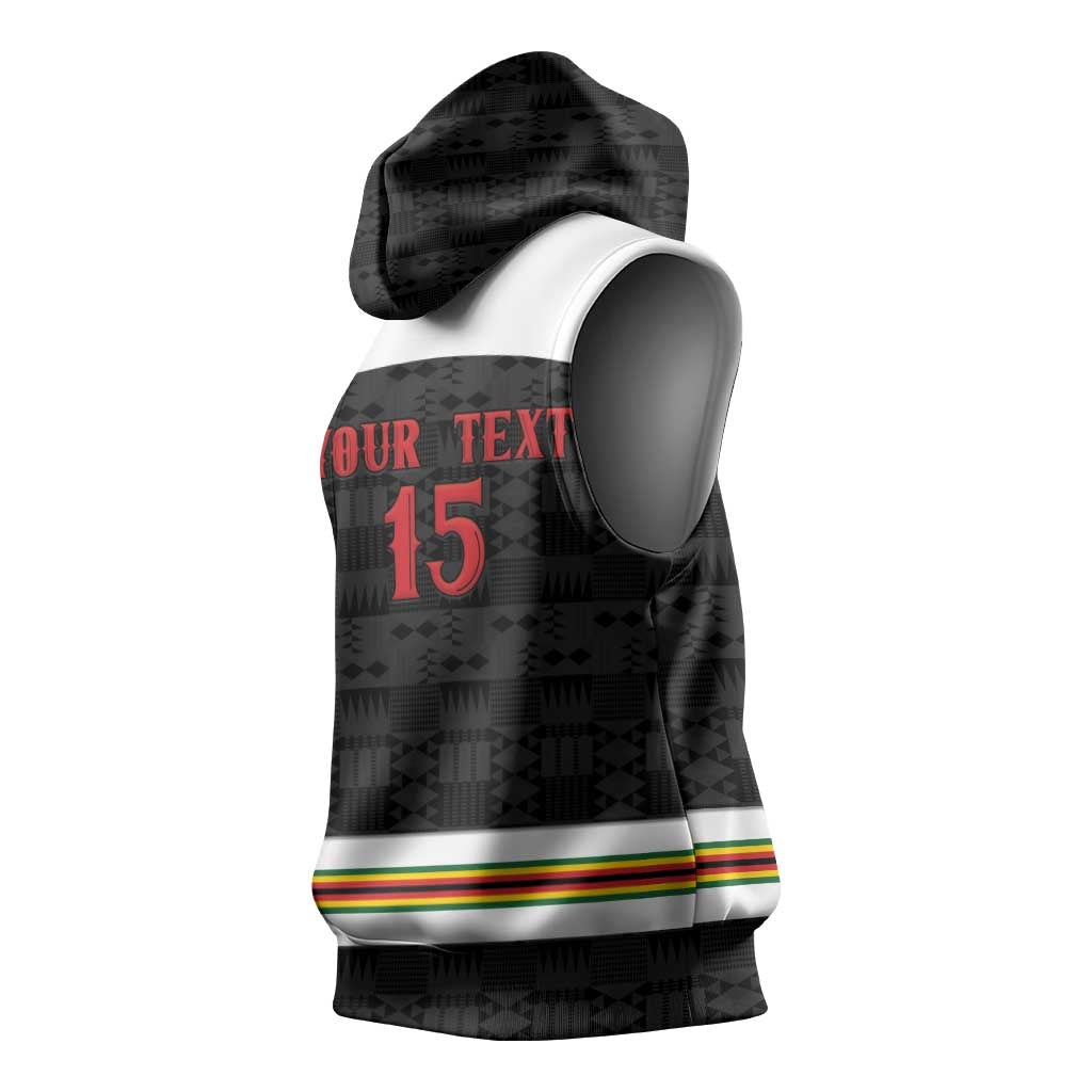 Custom Hockey Zimbabwe Sleeveless Hoodie Hatirohwe - We don’t lose - African Pride