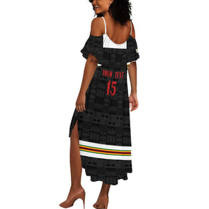 Custom Hockey Zimbabwe Summer Maxi Dress Hatirohwe - We don’t lose - African Pride