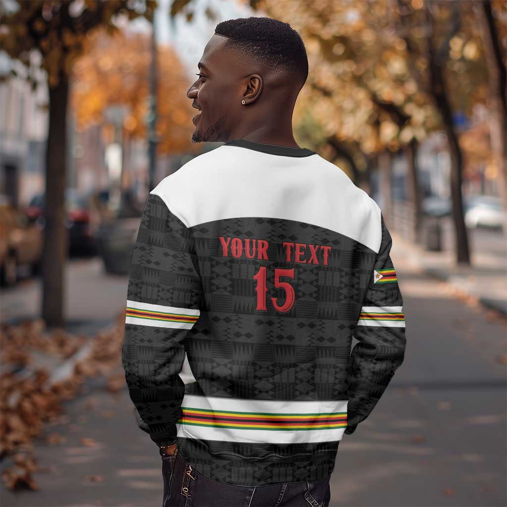Custom Hockey Zimbabwe Sweatshirt Hatirohwe - We don’t lose - African Pride