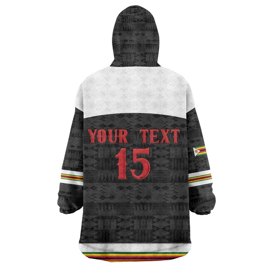 Custom Hockey Zimbabwe Wearable Blanket Hoodie Hatirohwe - We don’t lose - African Pride