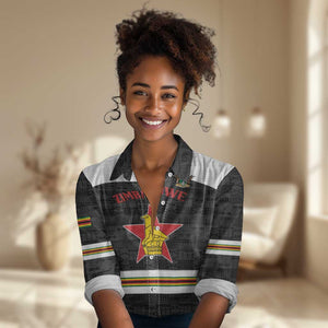 Custom Hockey Zimbabwe Women Casual Shirt Hatirohwe - We don’t lose - African Pride