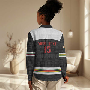 Custom Hockey Zimbabwe Women Casual Shirt Hatirohwe - We don’t lose - African Pride