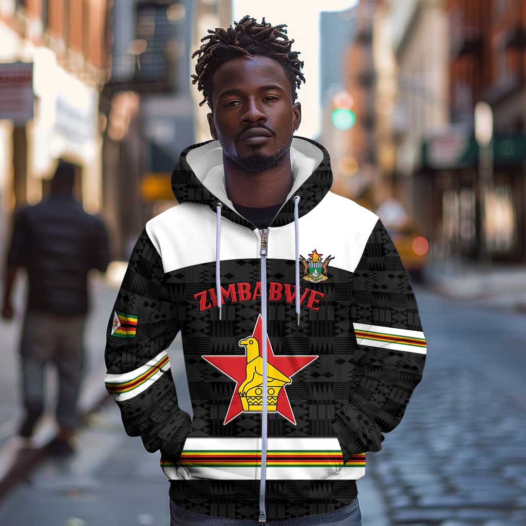 Custom Hockey Zimbabwe Zip Hoodie Hatirohwe - We don’t lose - African Pride