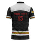 Custom Hockey Zimbabwe Zipper Polo Shirt Go Champions