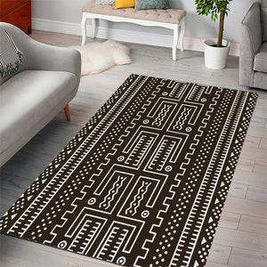 Mali Mud Cloth Bogolanfini Pattern Area Rug - African Pride