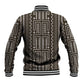 Mali Mud Cloth Bogolanfini Pattern Baseball Jacket - African Pride