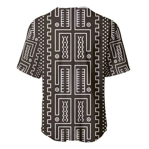 Mali Mud Cloth Bogolanfini Pattern Baseball Jersey - African Pride
