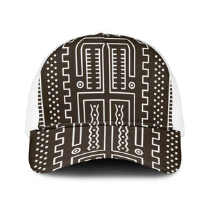Mali Mud Cloth Bogolanfini Pattern Baseball Net Cap - African Pride