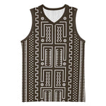 Mali Mud Cloth Bogolanfini Pattern Basketball Jersey LT15
