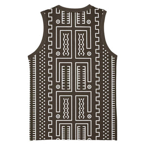 Mali Mud Cloth Bogolanfini Pattern Basketball Jersey LT15