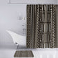 Mali Mud Cloth Bathroom Set Bogolanfini Pattern